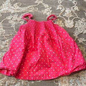 Gymboree Pink Sundress with Yellow Dots